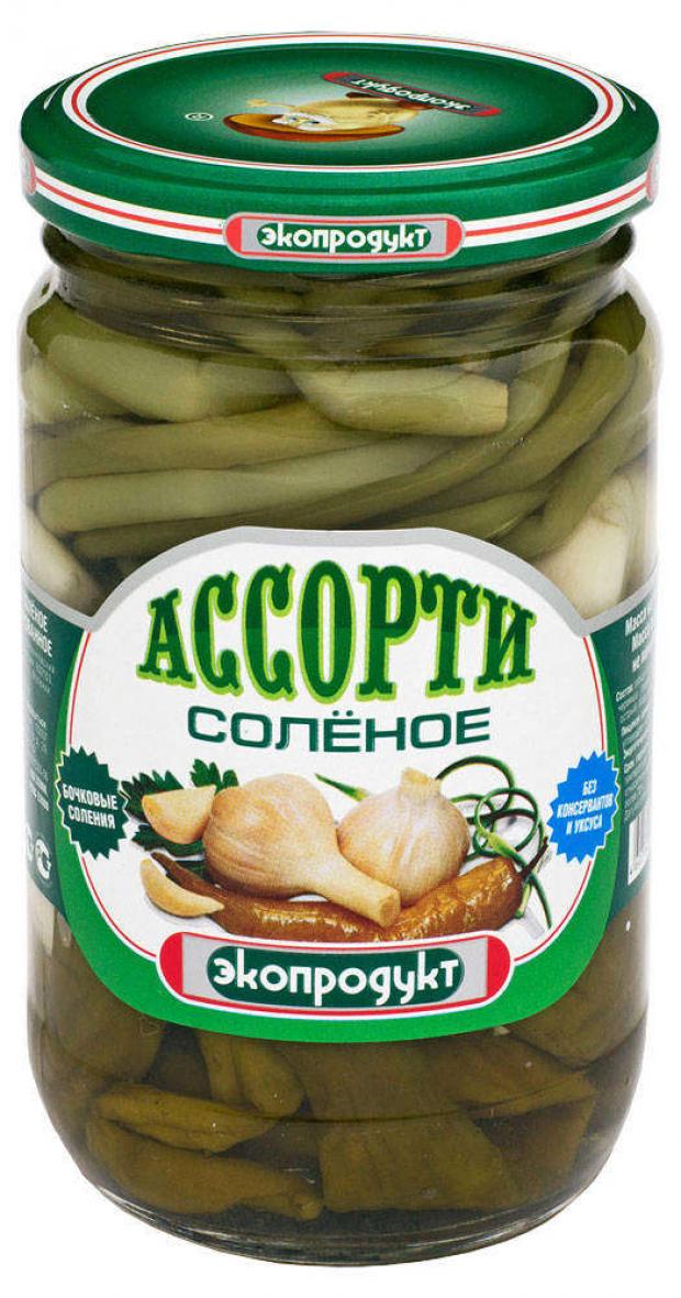 

Ассорти соленое «Экопродукт» чеснок черемша и перец, 350 г