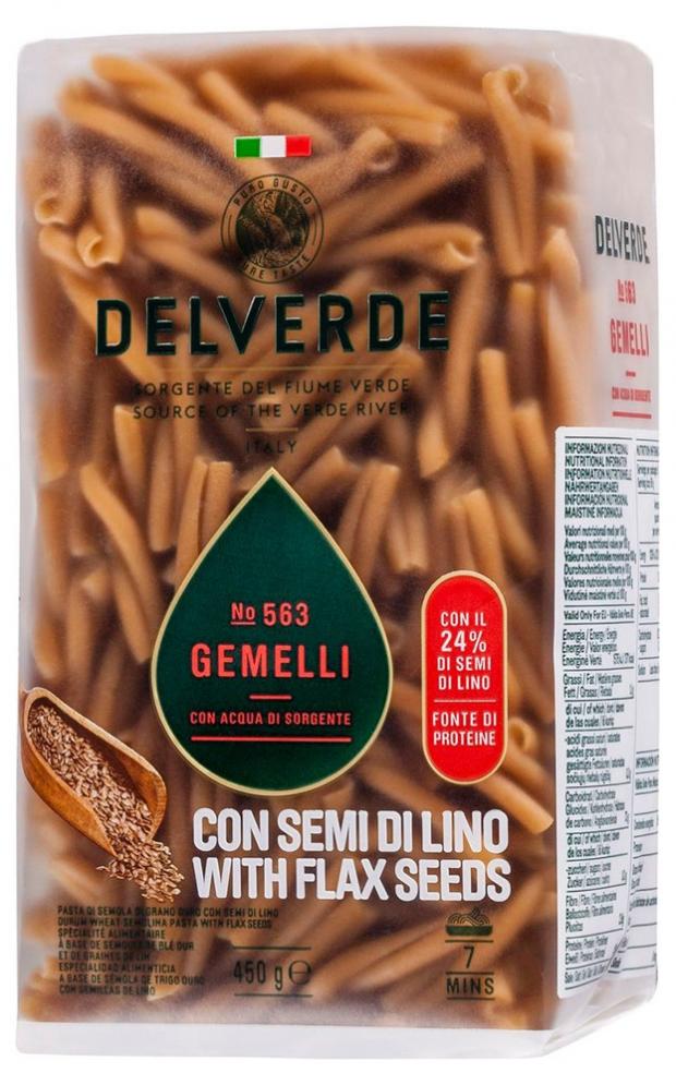 

Макароны Delverde Gemelli № 563 с добавлением льняной муки, 450 г