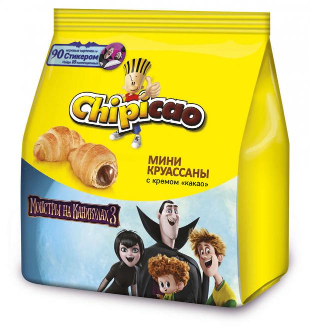 Мини-круассаны Chipicao с какао-кремом 50 г 39₽