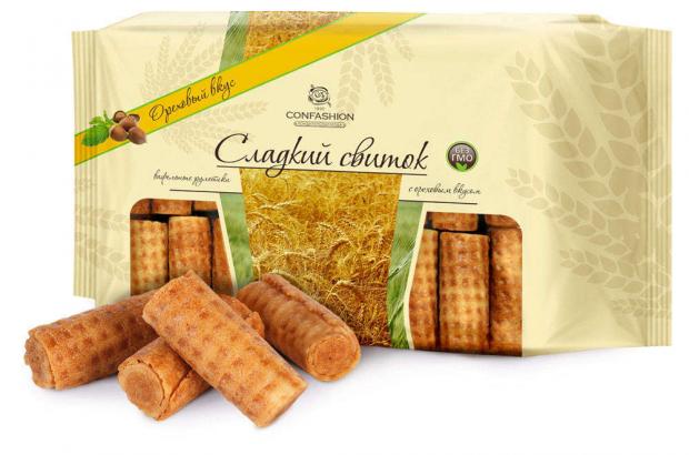 

Рулетики вафельные Confashion Сладкий с ореховым вкусом, 370 г