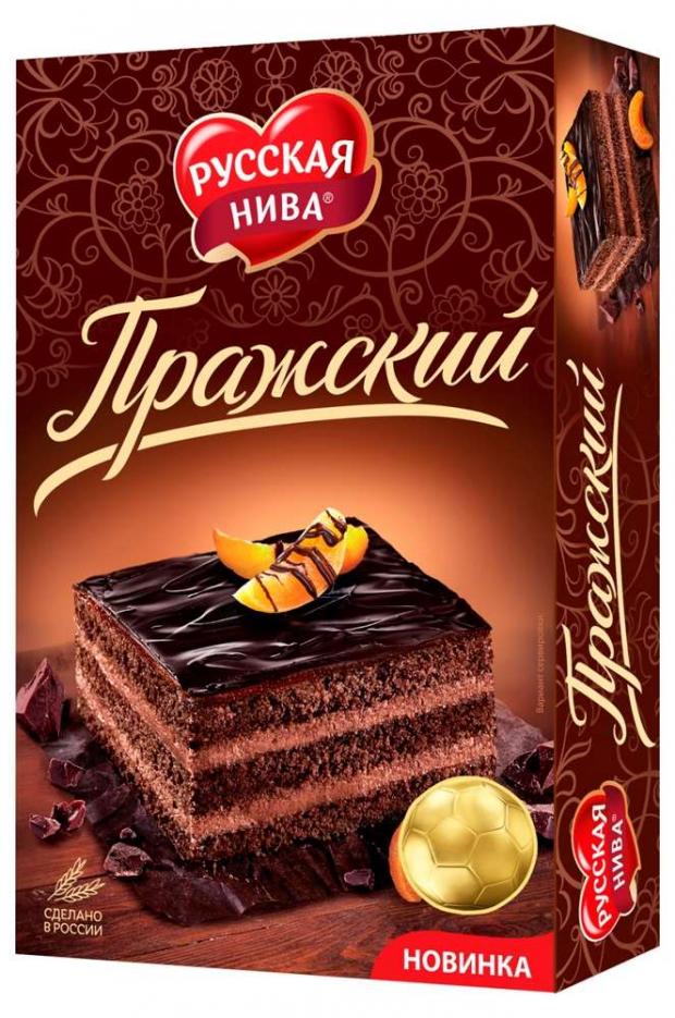 

Торт бисквитный «Русская Нива» Пражский, 400 г