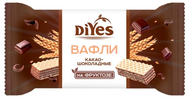 Вафли DiYes какао-шоколадные на фруктозе, 90 г