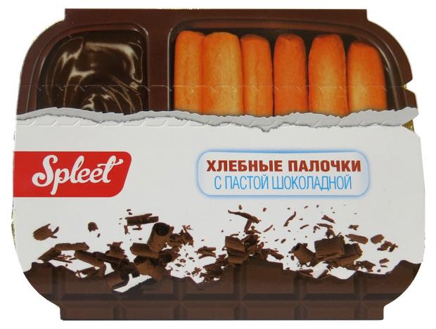 Хлебные палочки Spleet с шоколадной пастой, 80 г