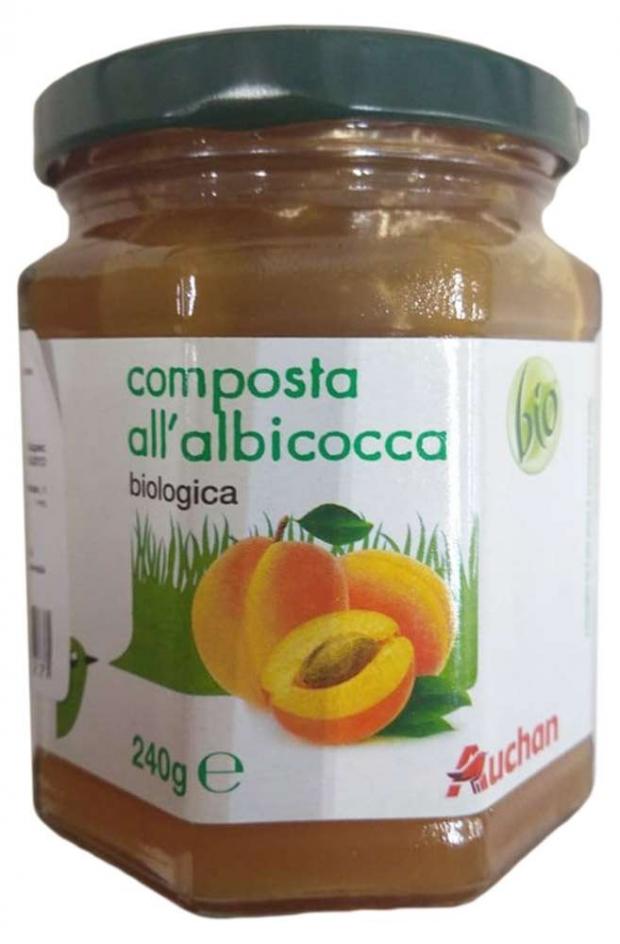 

Джем Auchan абрикосовый БИО, 240 г