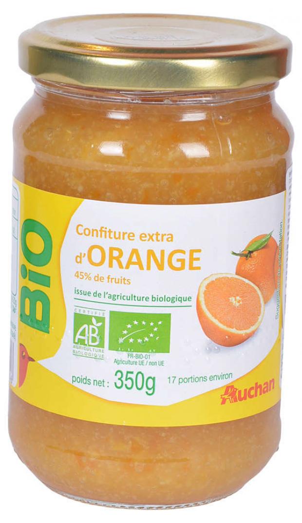 

Варенье Auchan апельсиновое БИО, 350 г