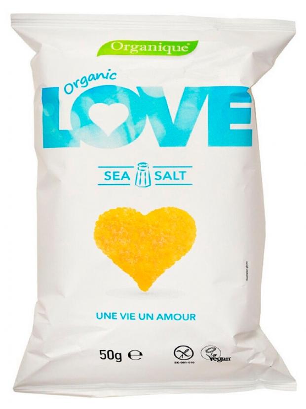

Снеки Organique Love органические с морской солью БИО, 50 г