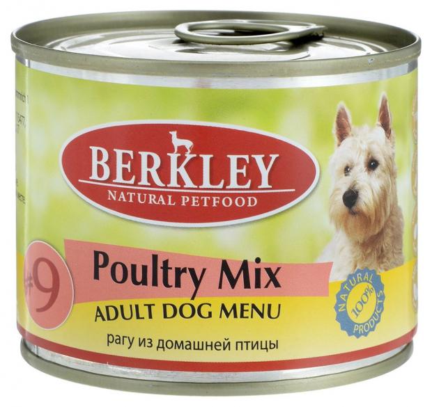 

Консервы для собак Berkley рагу из птицы, 200 г