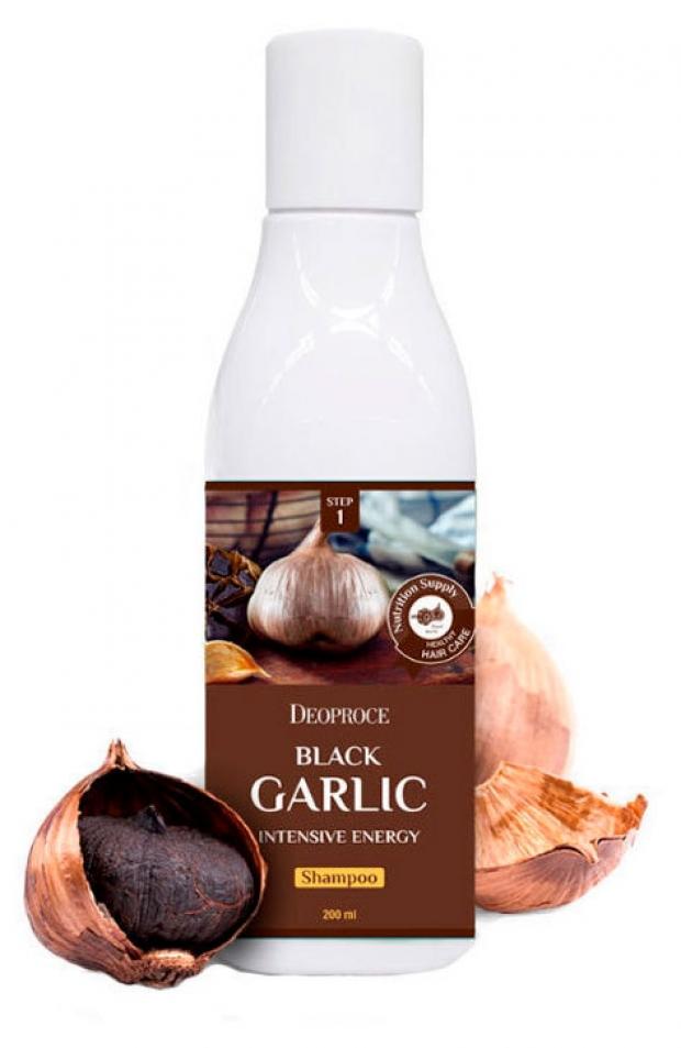 

Шампунь для волос Deoproce Black Garlic Intensive Energy на основе чеснока, 1 л