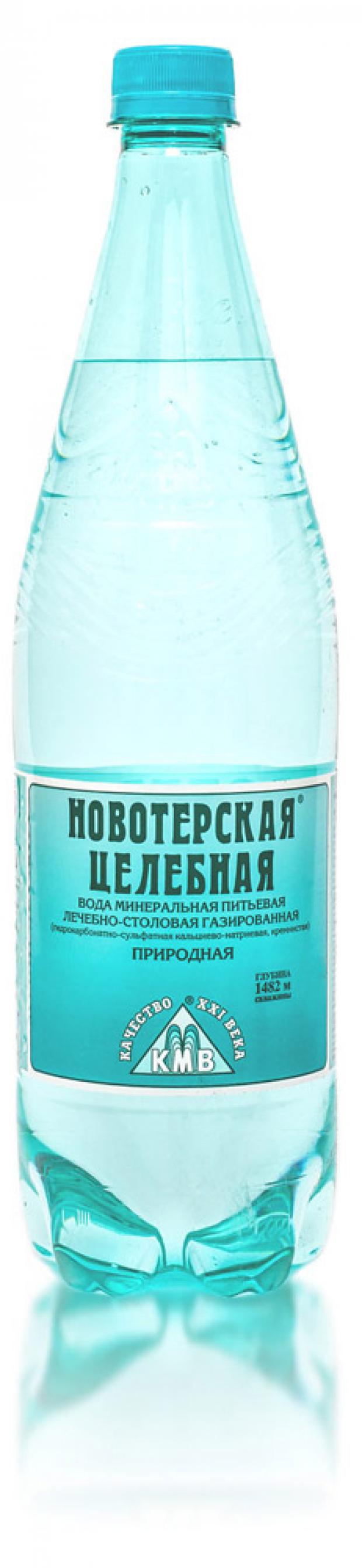 

Вода минеральная «Новотерская» Целебная с газом, 1 л