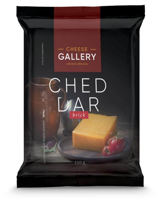 

Сыр Cheese Gallery CHEDDAR красный 50%, 250 г