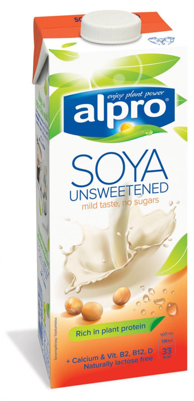 

Напиток соевый Alpro без сахара обогащенный кальцием и витаминами, 1 л