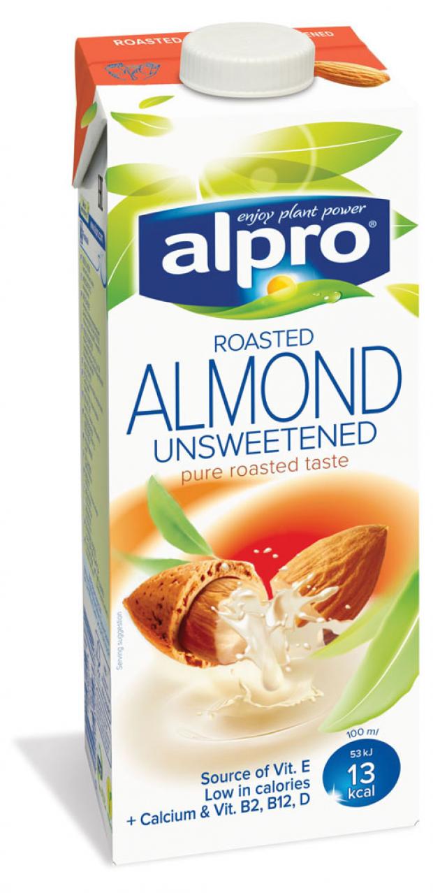 

Напиток миндальный Alpro без сахара обогащенный кальцием и витаминами, 1 л