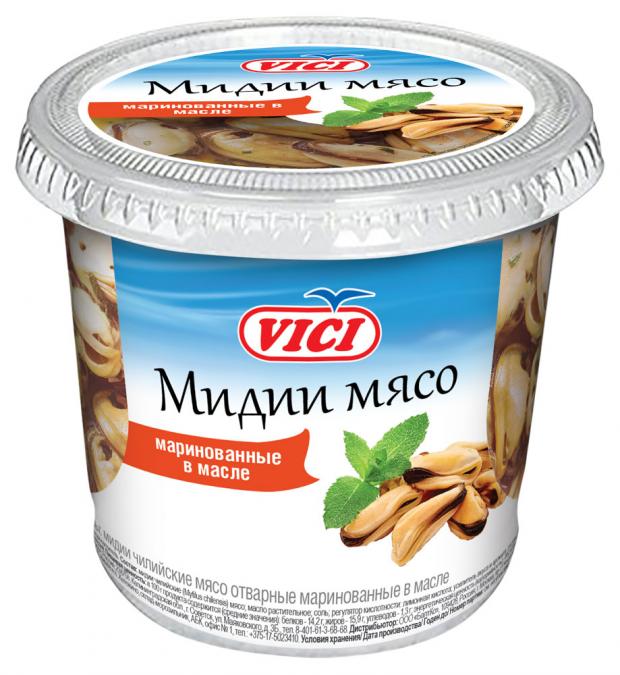 

Мидии VICI Любо Есть маринованные в масле, 360 г