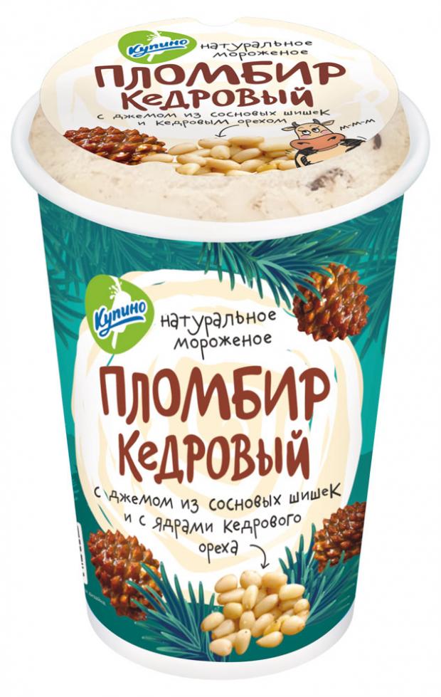 

Мороженое пломбир «Купино» джем из сосновых шишек и ядра кедрового ореха, 70 г