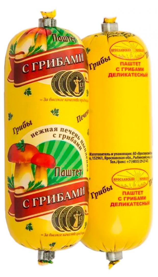 

Паштет «Ярославский бройлер» Деликатесный с грибами, 145 г