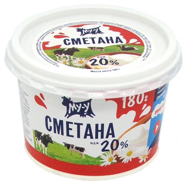 

Сметана «МУ-У» 20%, 180 г