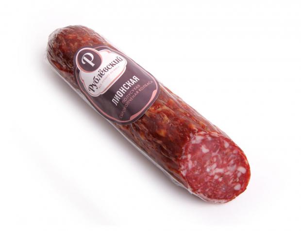 Колбаса сырокопчёная Рублевский Лионская полусухая 270 г 300₽