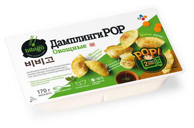 

Дамплинги Bibigo с овощами, 170 г