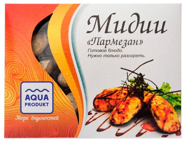 

Мидии Aqua Product с пармезаном в заливке, 180 г