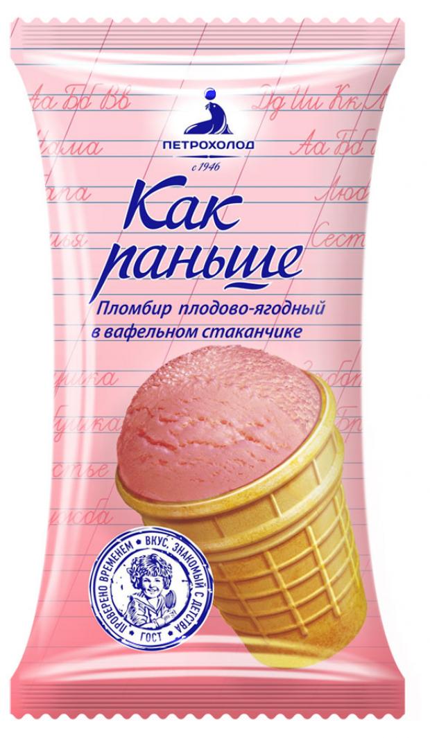 

Мороженое «Как Раньше» пломбир плодово-ягодный, 70 г