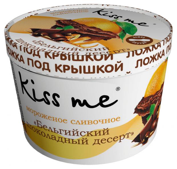 

Мороженое Kiss Me пломбир Бельгийский шоколадный десерт, 125 г