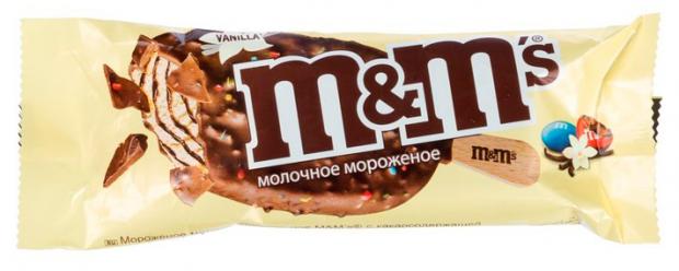

Мороженое эскимо М&М ваниль, 61 г