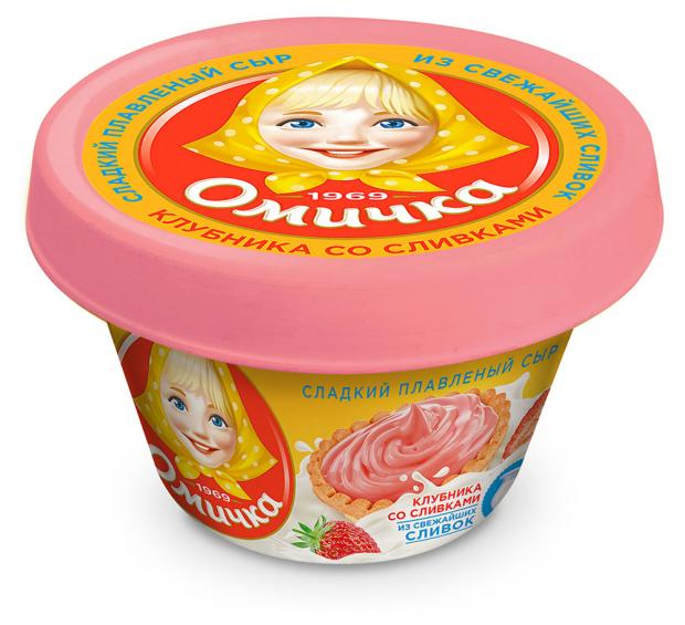 

Сыр плавленый «Омичка» клубника со сливками, 80 г