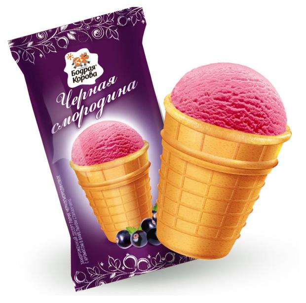 

Мороженое «Бодрая корова» Парфе с черной смородиной, 80 г