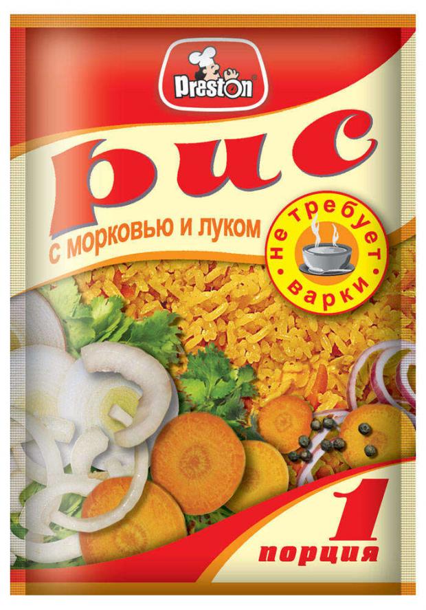 

Рис Preston с морковью и луком, 40 г