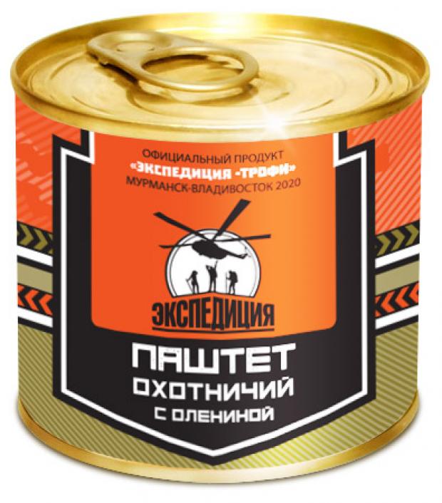 Паштет «Экспедиция» охотничий с олениной, 180 г