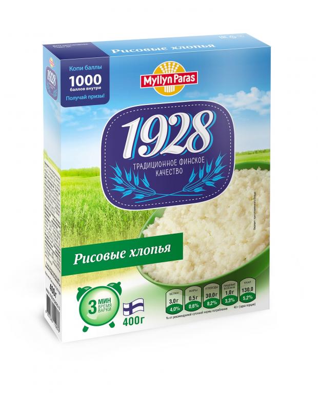 

Рисовык хлопья Myllyn Paras 1928 рисовые, 400 г