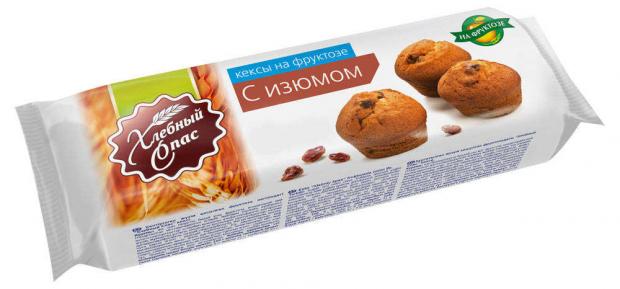 Кексы Хлебный Спас на фруктозе с изюмом 220 г 95₽