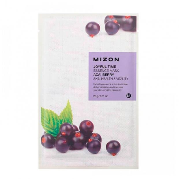 

Маска для лица Mizon Joyful Time Essence Mask с экстрактом ягод асаи тканевая, 23 мл