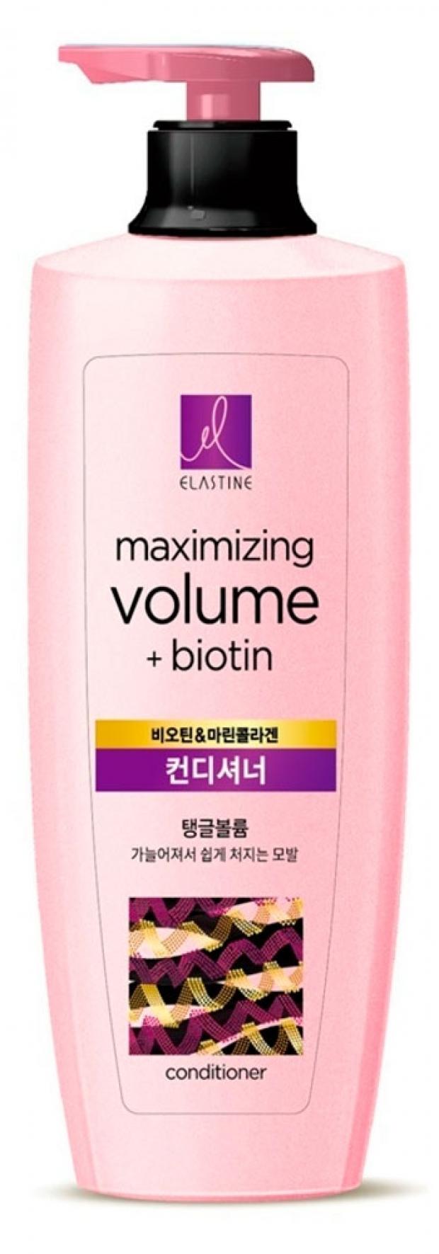 фото Кондиционер для волос elastine marina collagen для придания объема, 400 мл