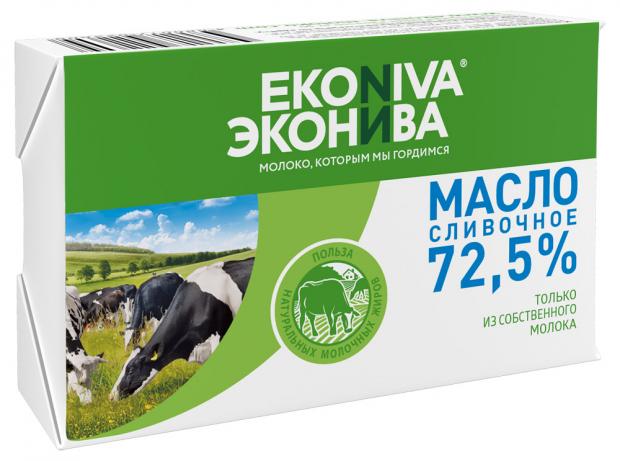 

Масло сливочное EkoNiva 72,5%, 200 г