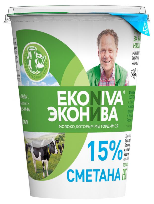 

Сметана EkoNiva 15%, 400 г