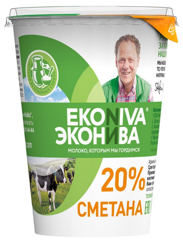 

Сметана EkoNiva 20%, 400 г