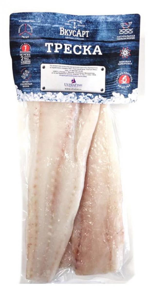 Филе трески ВкусАрт замороженный 900 г 473₽