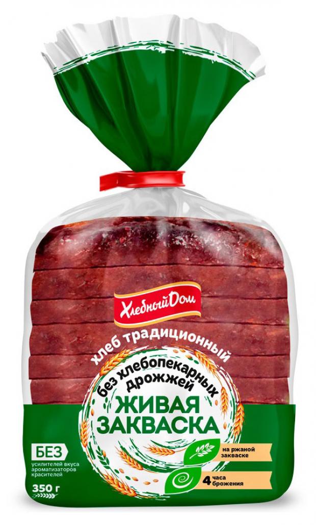 

Хлеб «Хлебный Дом» Традиционный на живой закваске нарезка, 350 г