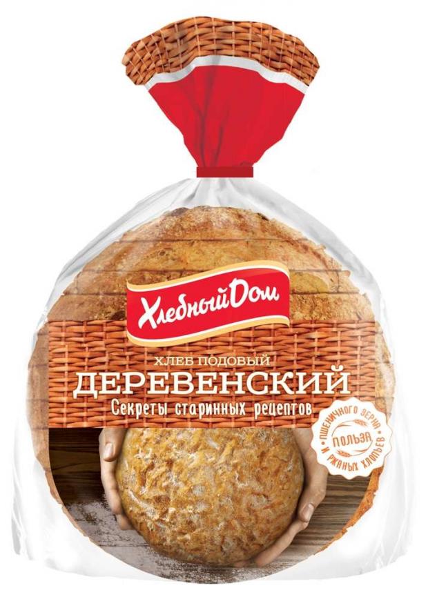 

Хлеб «Хлебный Дом» Деревенский подовый нарезка, 300 г