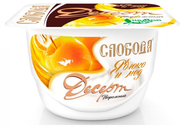 

Десерт творожный «Слобода» печеное яблоко и мед 4%, 125 г