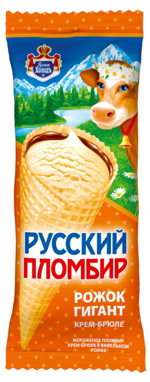 

Мороженое «Русский» пломбир крем-брюле, 110 г