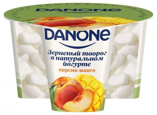 Творог Danone зерненый персик манго 5%, 150 г