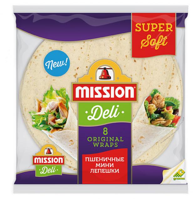 

Лепешки пшеничные Mission Deli Тортильи оригинальные, 230 г