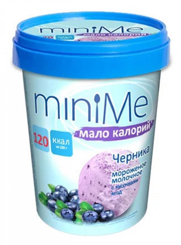 Мороженое MiniMe молочное ванильное с черникой, 275 г