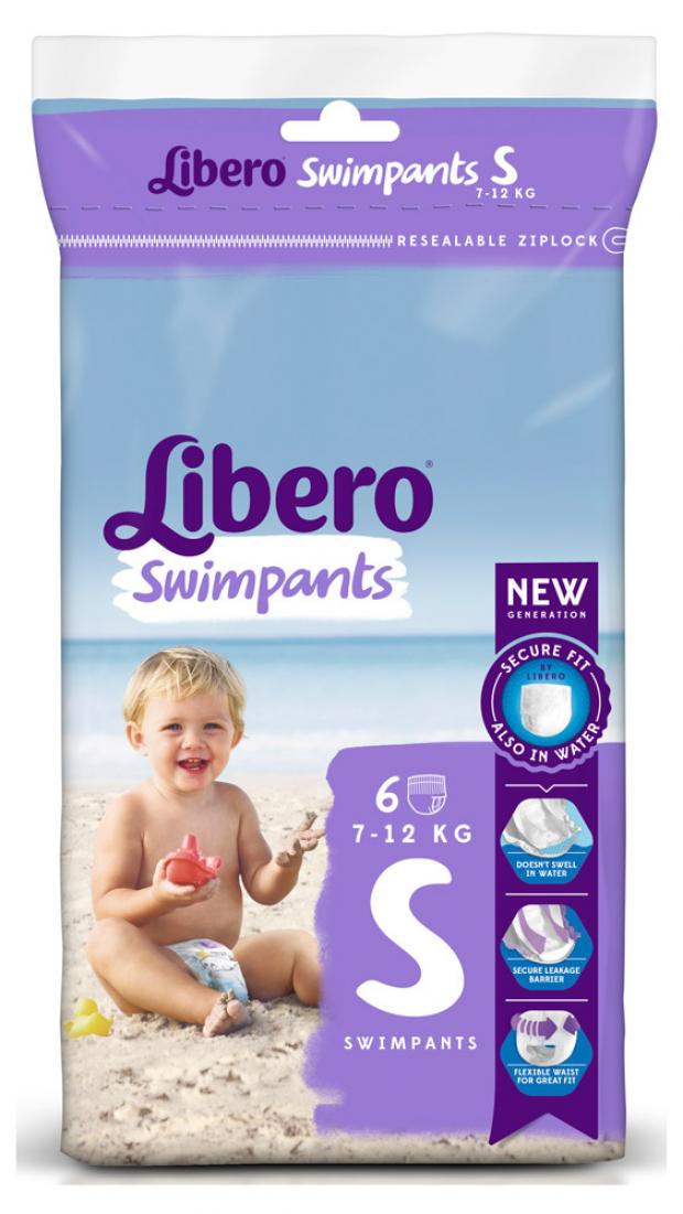 

Трусики для плавания Libero Swimpants Small (7-12 кг), 6 шт