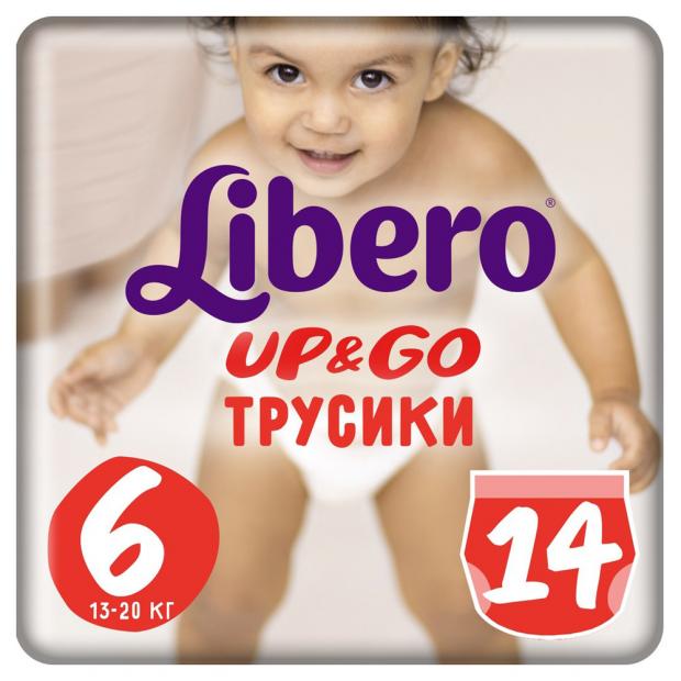 

Подгузники-трусики Libero Up&Go Size 6 (13-20 кг), 14 шт