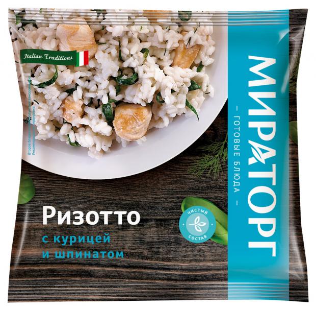 

Ризотто «Мираторг» с курицей и шпинатом, 400 г