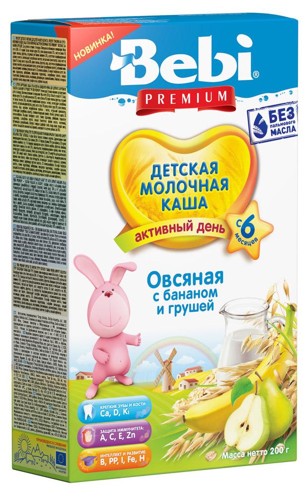 

Каша молочная Bebi Premium овсяная банан груша c 6 мес, 200 г