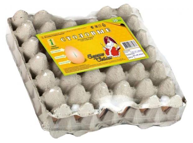 Яйцо куриное Золото Сеймы столовое С1 30 шт 252₽